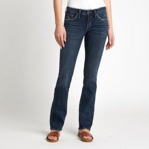 Silver Jeans Avery Slim Boot Mid Rise Blue Jean Size 29